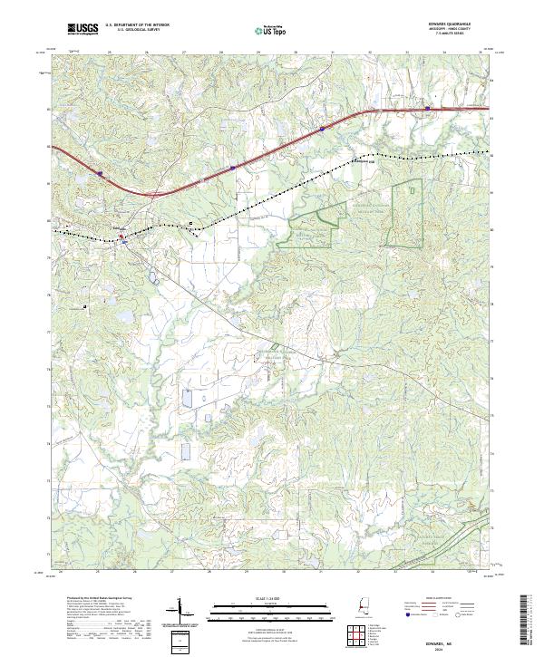 USGS Topographic Map – Edwards