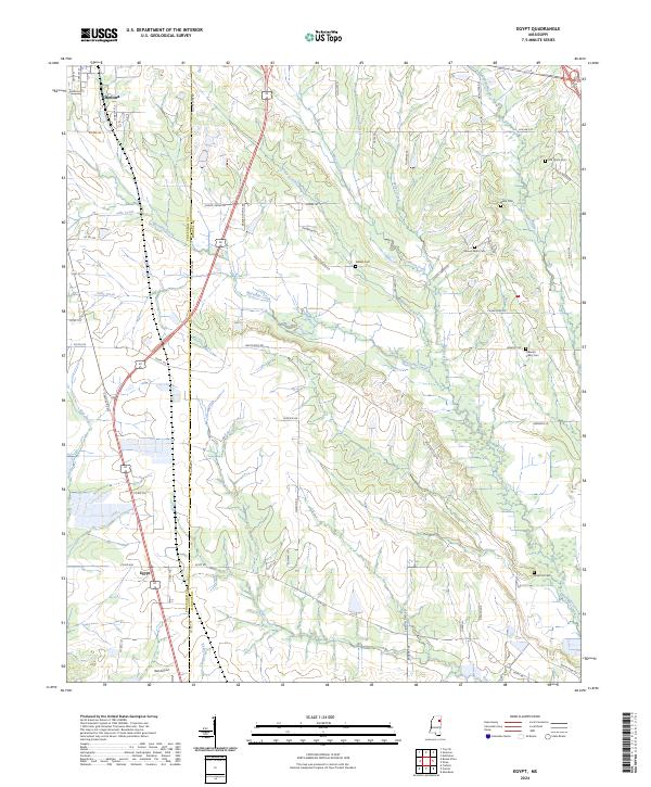 USGS Topographic Map – Egypt