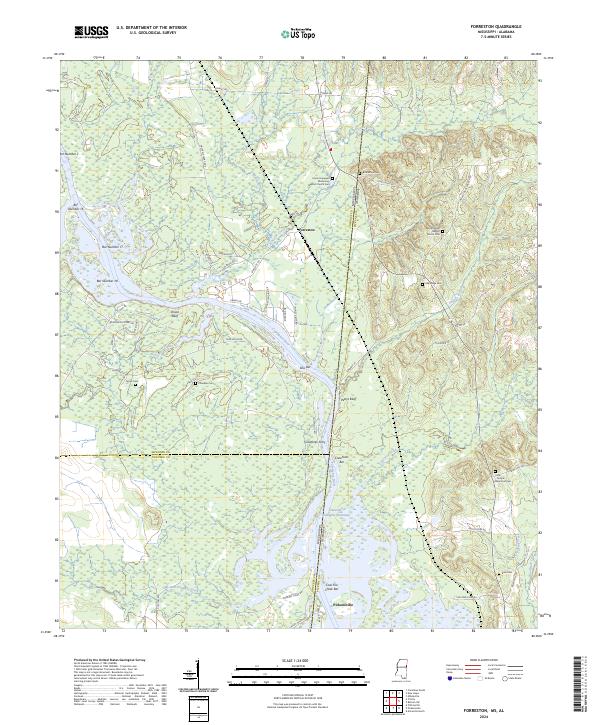 USGS Topographic Map – Forreston