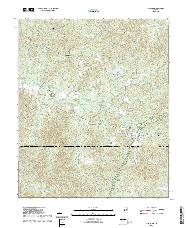 USGS Topographic Map – French Camp