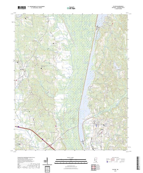 USGS Topographic Map – Fulton