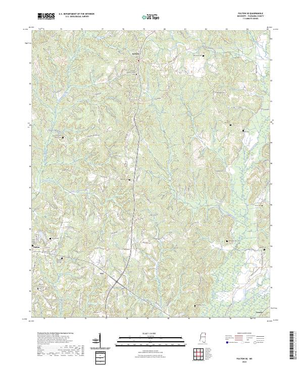 USGS Topographic Map – Fulton SE