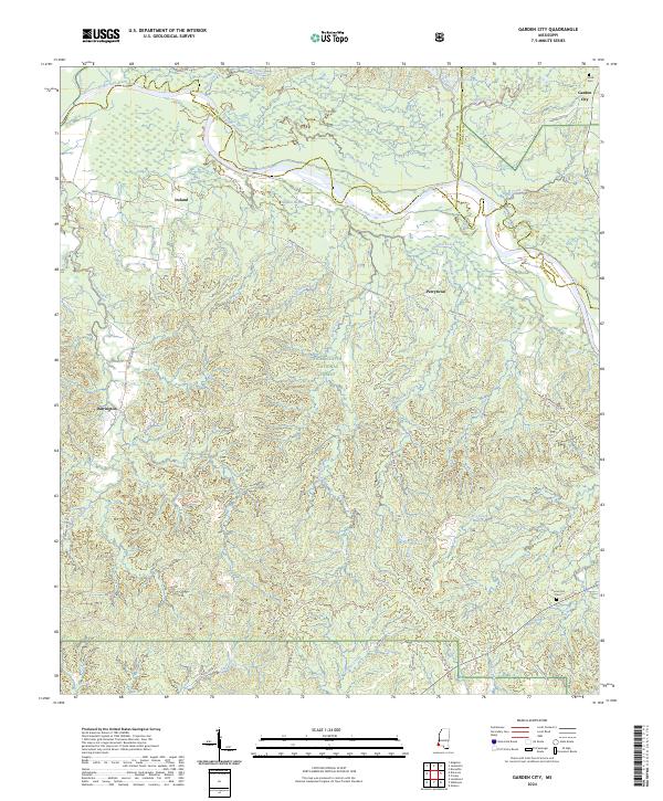 USGS Topographic Map – Garden City