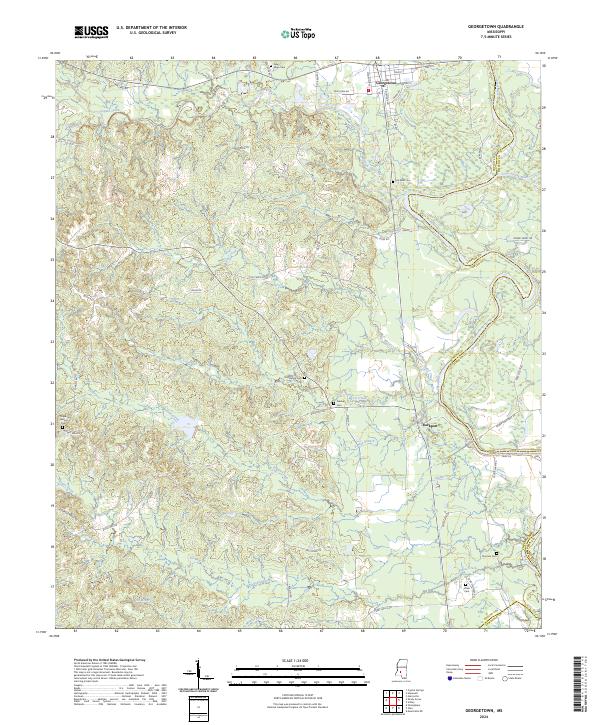 USGS Topographic Map – Georgetown