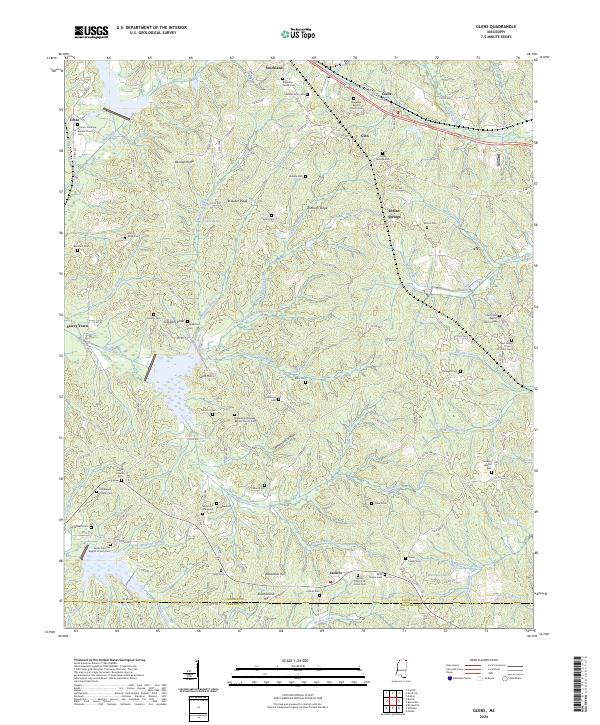 USGS Topographic Map – Glens