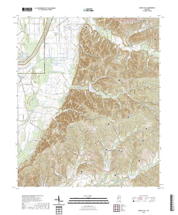 USGS Topographic Map – Gravel Hill