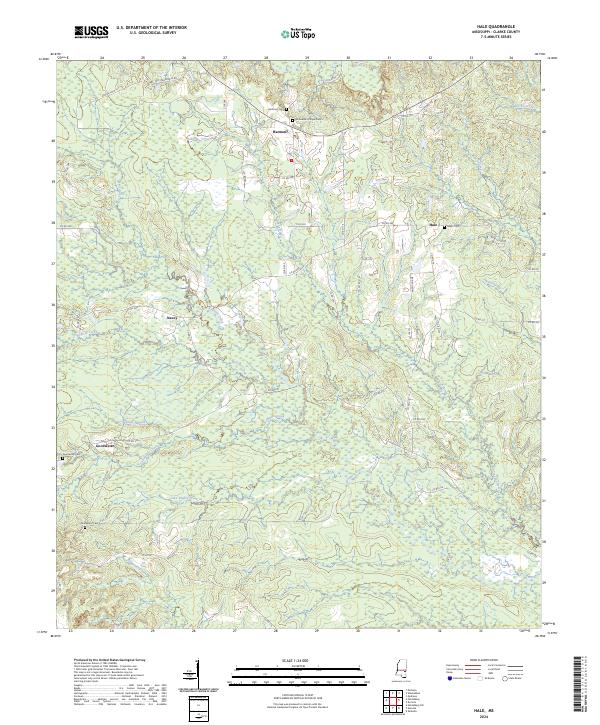 USGS Topographic Map – Hale