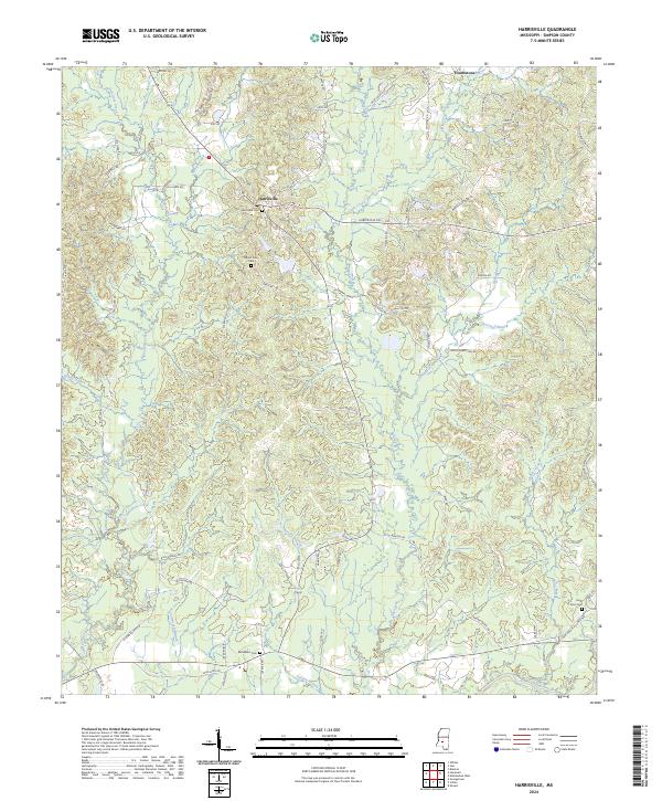 USGS Topographic Map – Harrisville