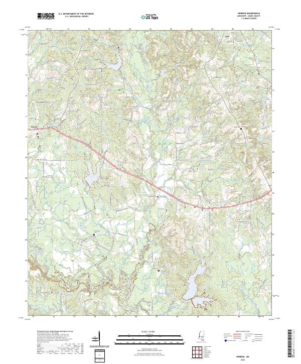 USGS Topographic Map – Hebron