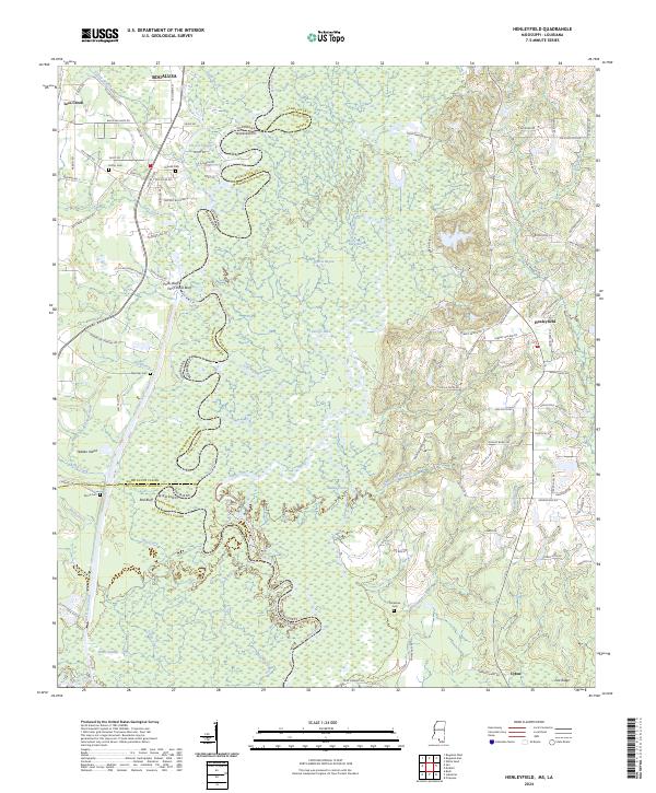 USGS Topographic Map – Henleyfield
