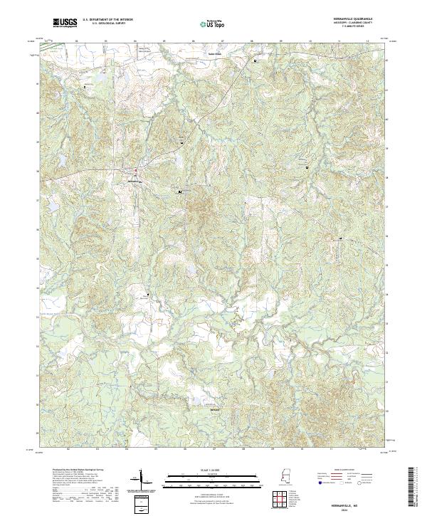 USGS Topographic Map – Hermanville