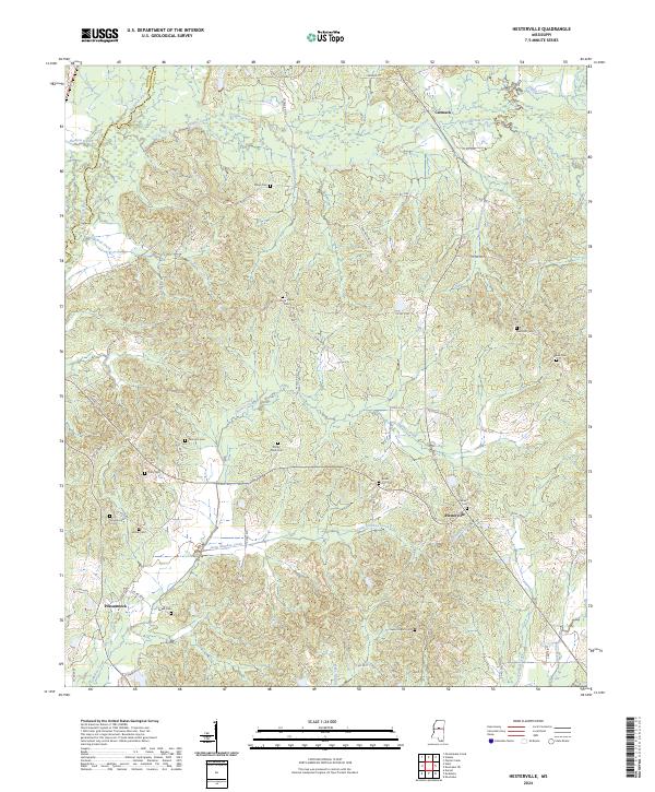 USGS Topographic Map – Hesterville