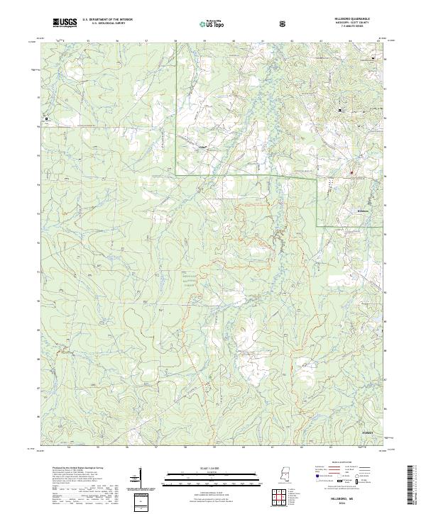 USGS Topographic Map – Hillsboro