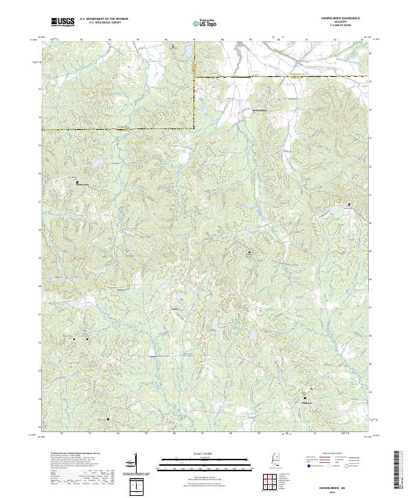 USGS Topographic Map – Hohenlinden