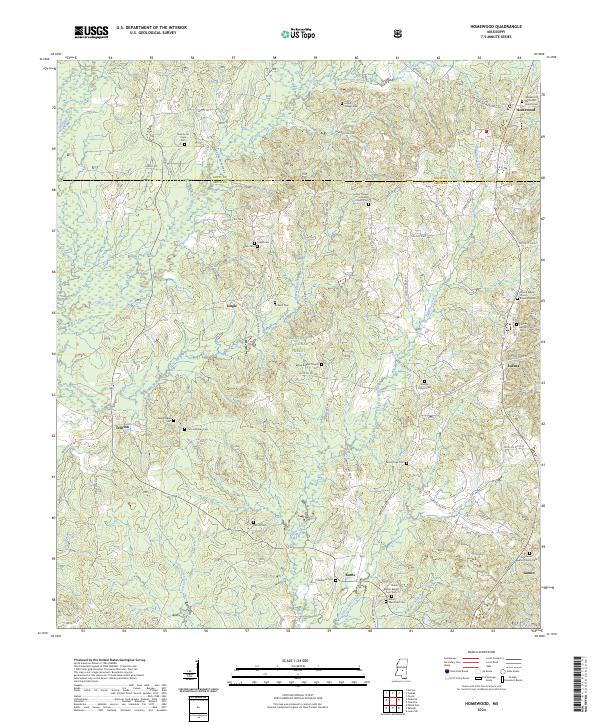 USGS Topographic Map – Homewood