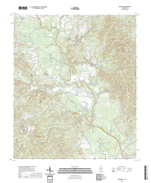 USGS Topographic Map – Hopewell