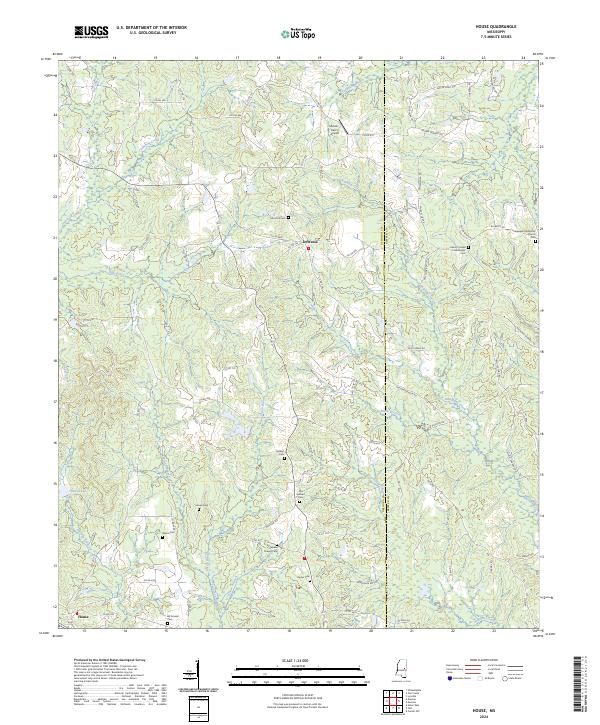 USGS Topographic Map – House