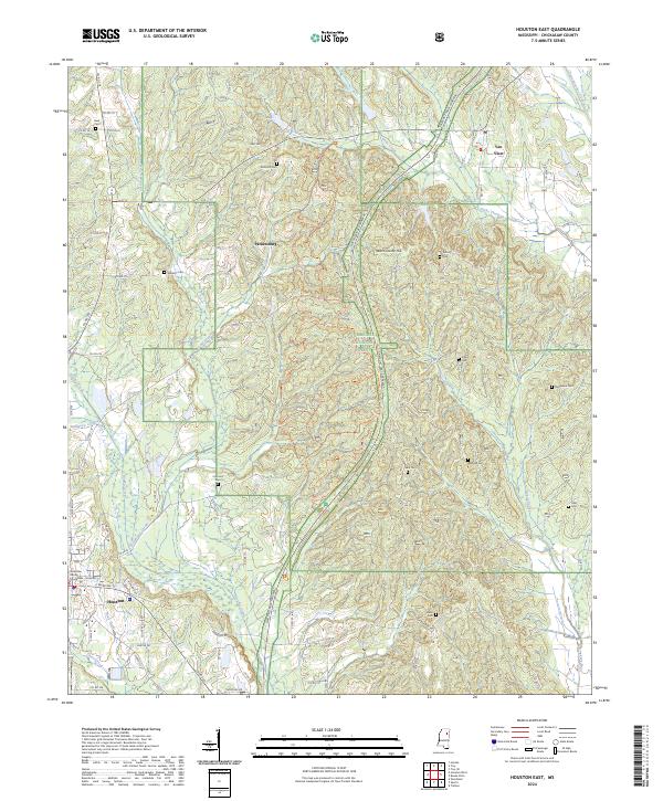 USGS Topographic Map – Houston East