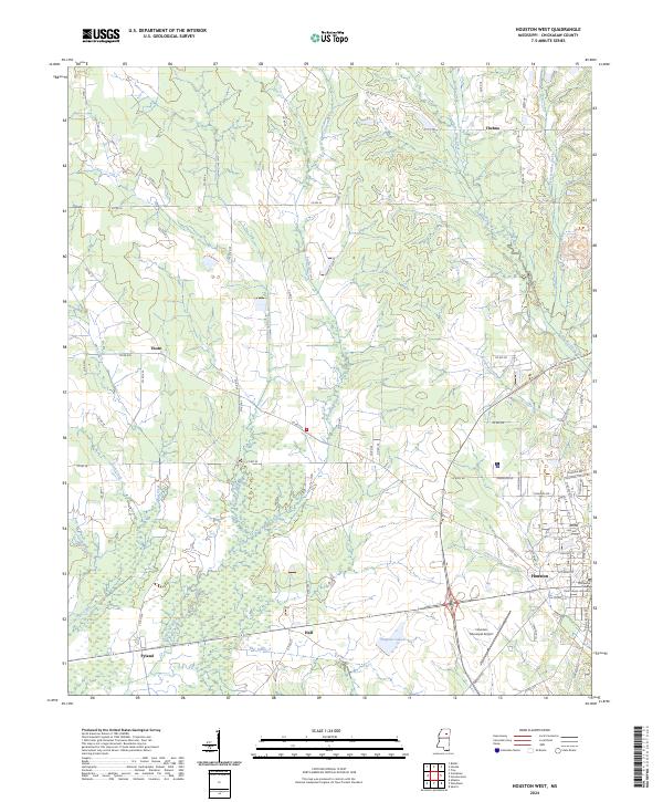 USGS Topographic Map – Houston West