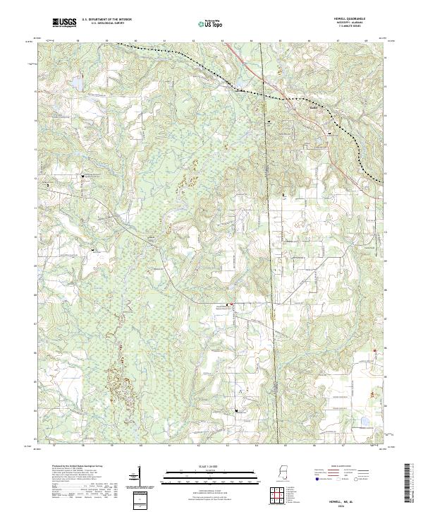 USGS Topographic Map – Howell