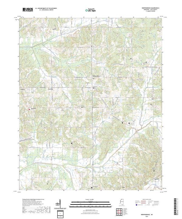 USGS Topographic Map – Independence