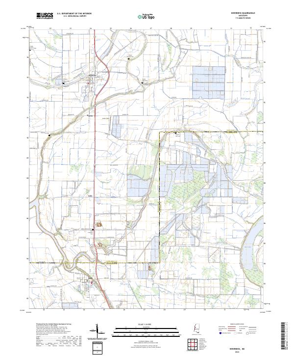 USGS Topographic Map – Inverness