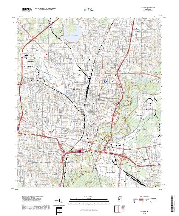 USGS Topographic Map – Jackson