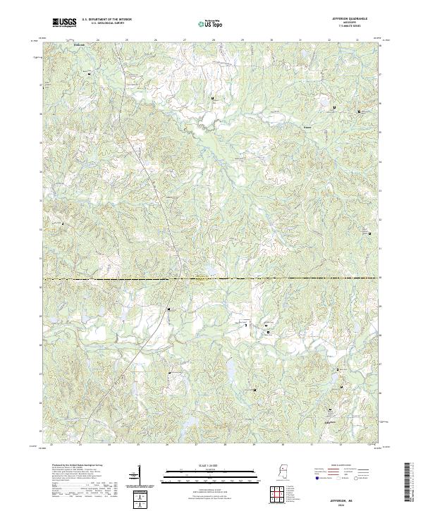 USGS Topographic Map – Jefferson