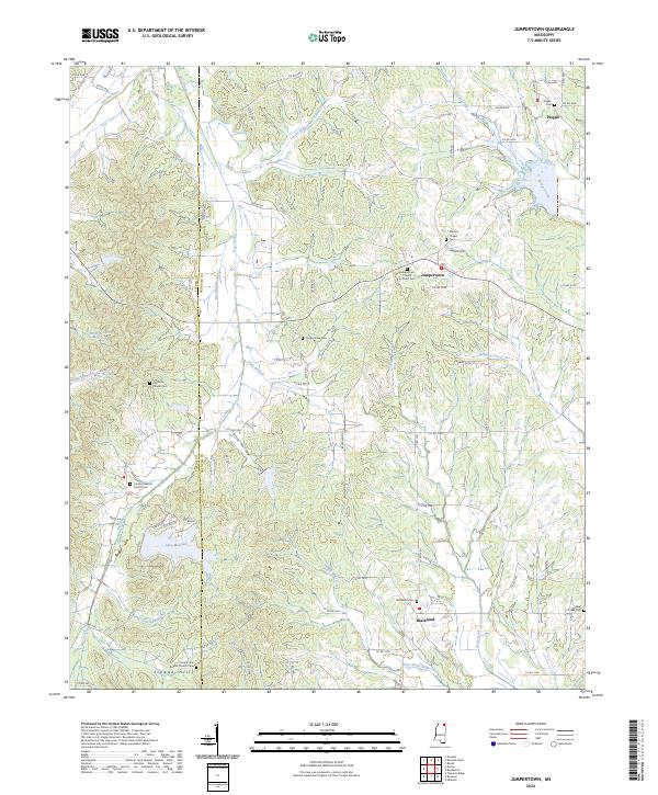 USGS Topographic Map – Jumpertown