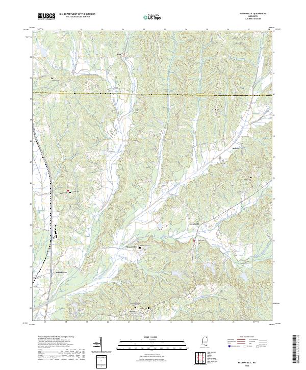 USGS Topographic Map – Keownville