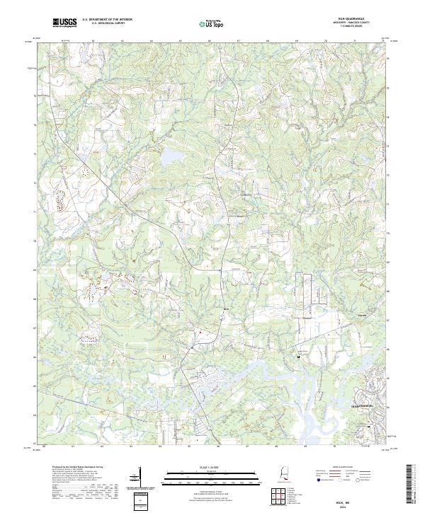 USGS Topographic Map – Kiln