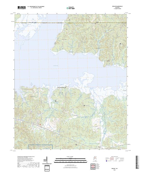 USGS Topographic Map – Kincaid