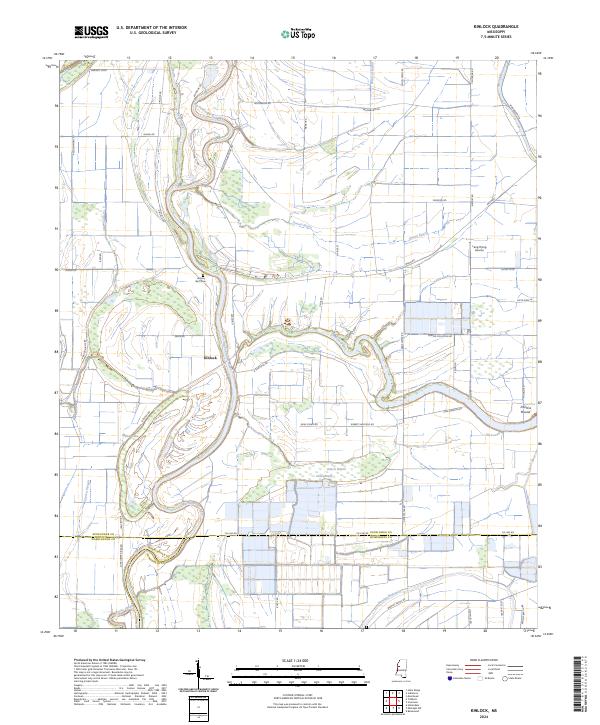 USGS Topographic Map – Kinlock