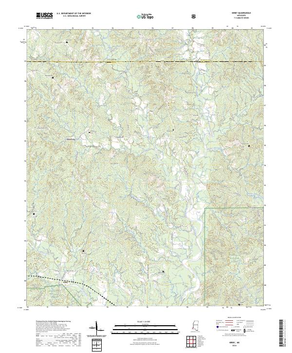 USGS Topographic Map – Kirby