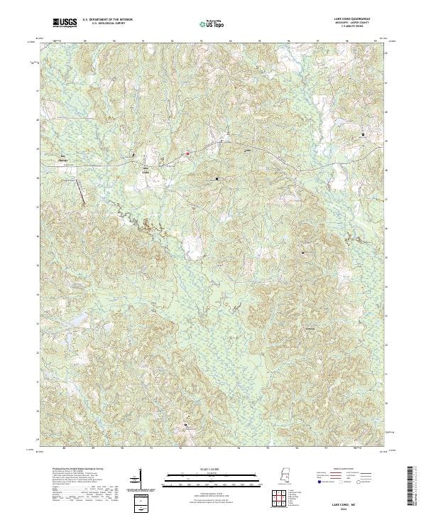 USGS Topographic Map – Lake Como