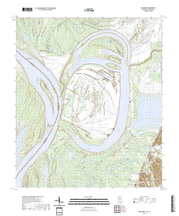 USGS Topographic Map – Lake Mary