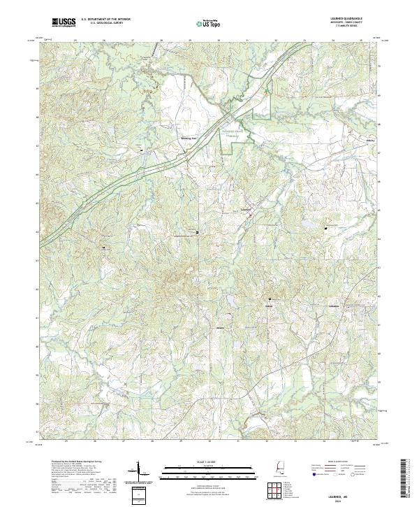 USGS Topographic Map – Learned