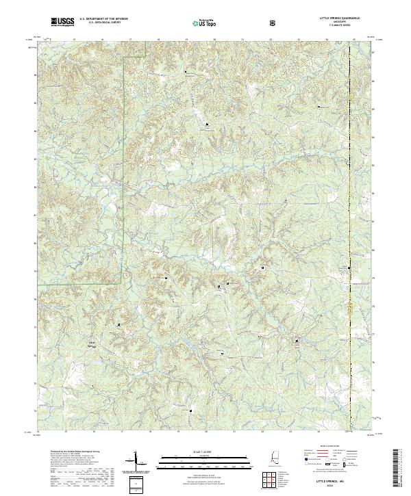 USGS Topographic Map – Little Springs