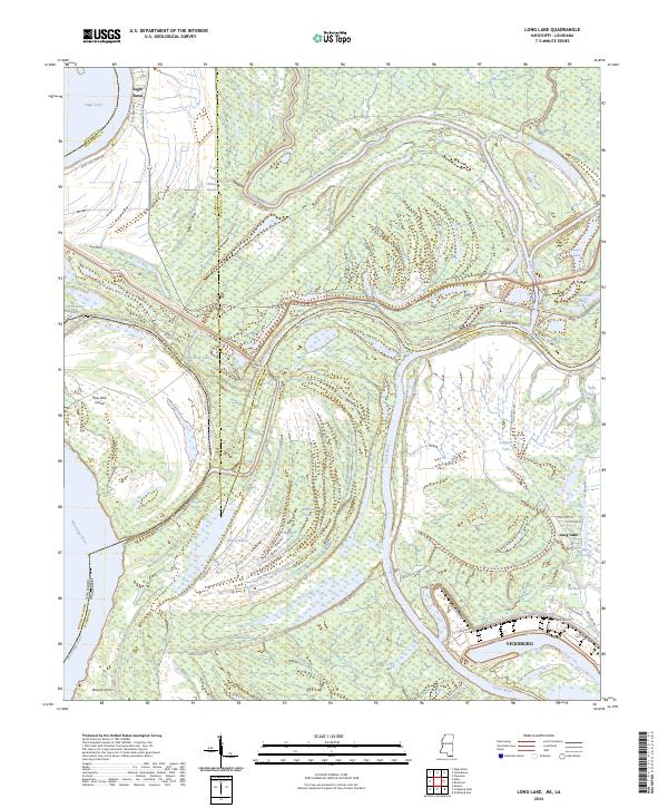 USGS Topographic Map – Long Lake