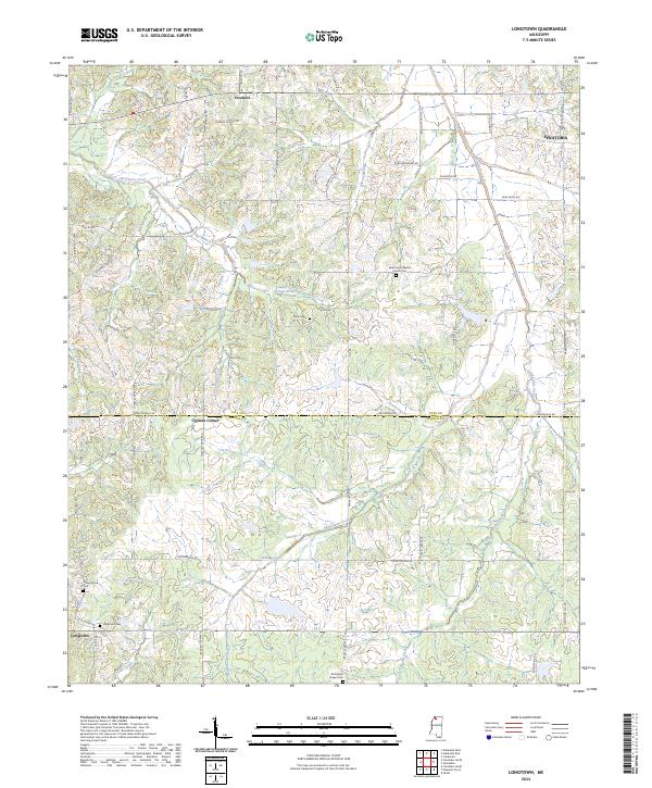 USGS Topographic Map – Longtown