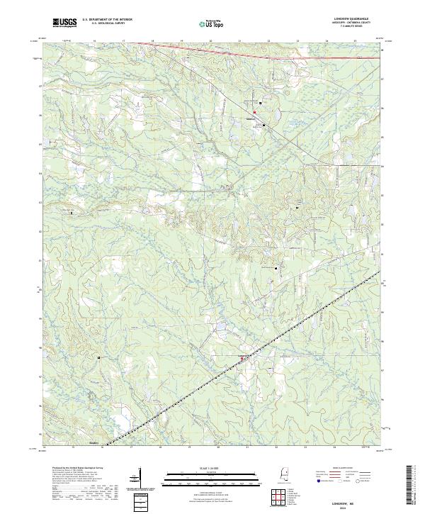 USGS Topographic Map – Longview
