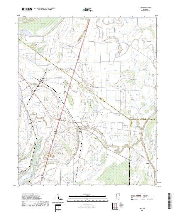 USGS Topographic Map – Lula