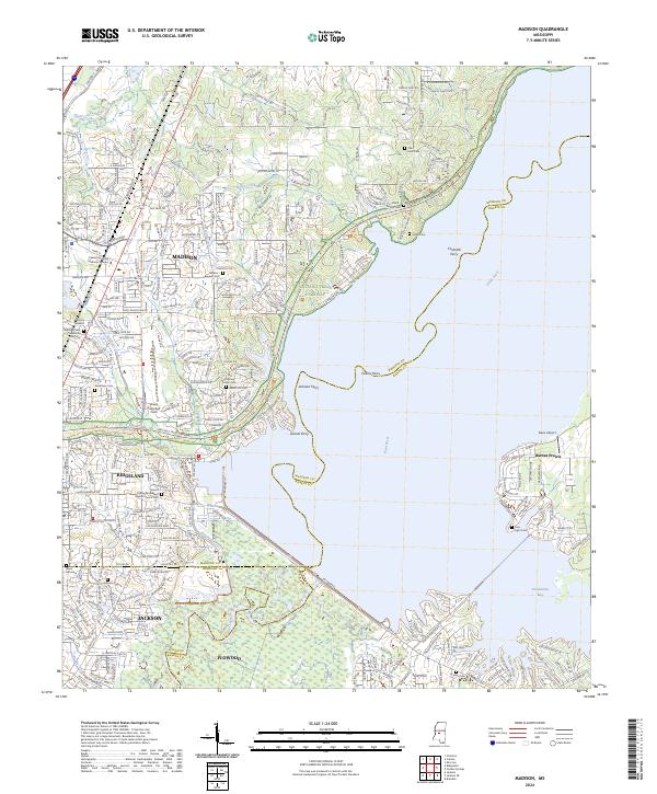 USGS Topographic Map – Madison