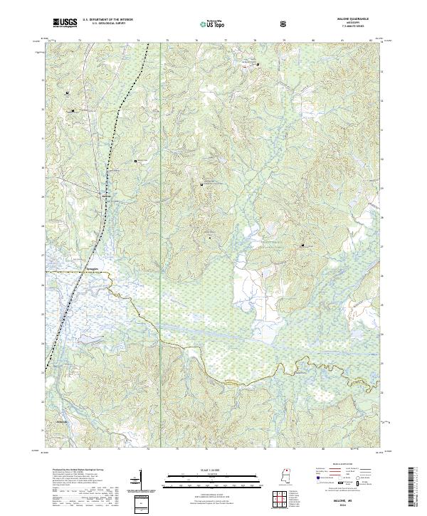 USGS Topographic Map – Malone