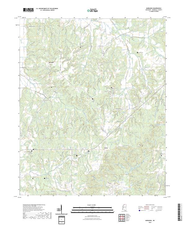 USGS Topographic Map – Marianna