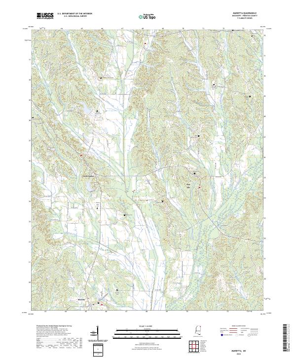 USGS Topographic Map – Marietta
