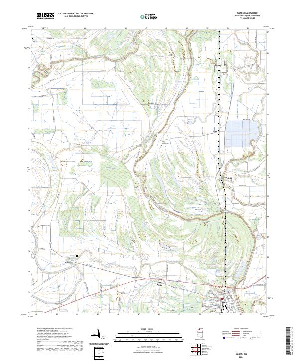 USGS Topographic Map – Marks