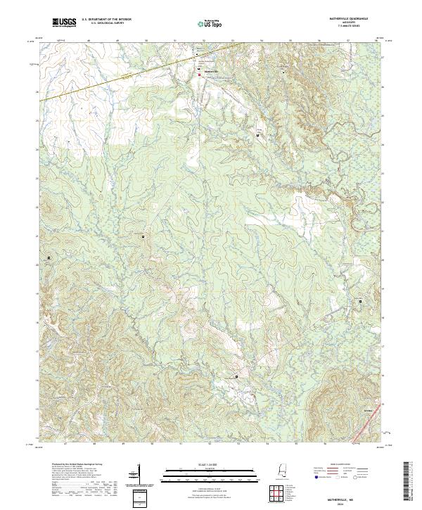 USGS Topographic Map – Matherville