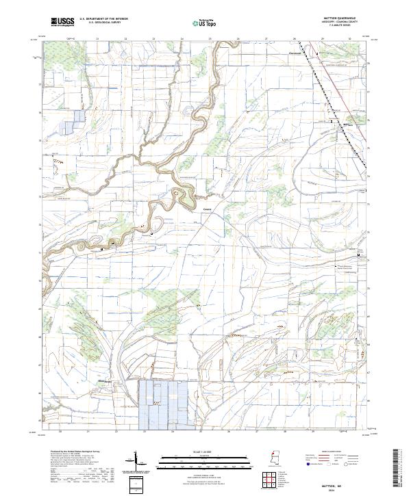 USGS Topographic Map – Mattson