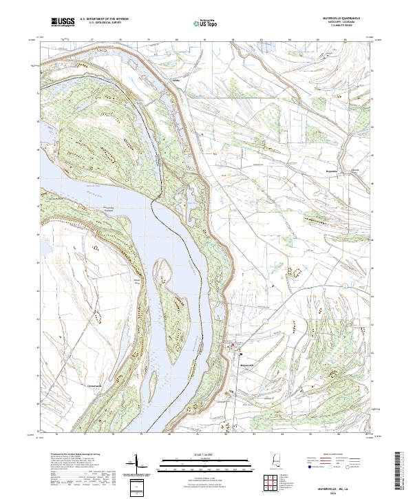 USGS Topographic Map – Mayersville